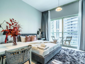 Sweeping Marina View Studio Near the Metro Station